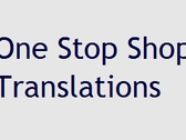 One Stop Shop Translations