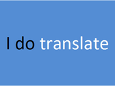 I Do Translate
