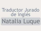 Traductor Jurado de Inglés Natalia Luque